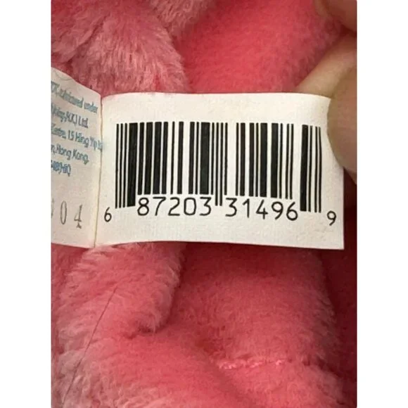 Vintage 2003 Pink Care Bears Love-a-Lot Bear Plush Hand Puppet 9” by Play Along - Picture 8 of 8